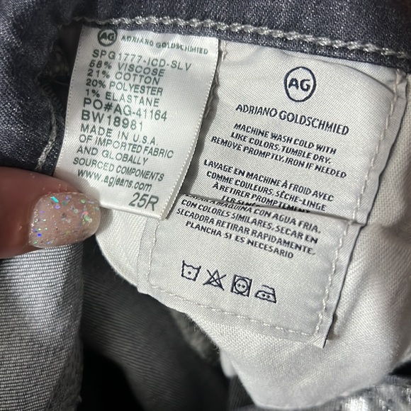 AG FARRAH SKINNY ANKLE JEANS NWOT SIZE 25R - Picture 5 of 8